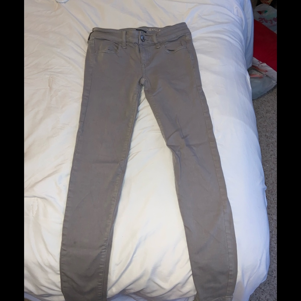 Grey jeggings